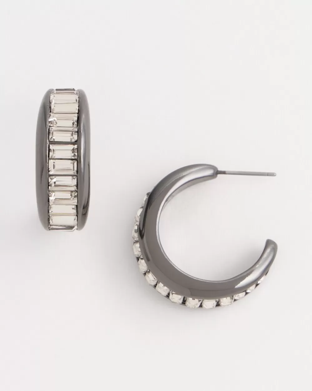 Best No Droop™ Baguette Hoop Earrings Everyday Jewelry