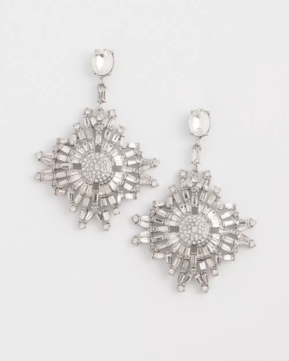 Discount No Droop™ Snowflake Drop Earrings Earrings