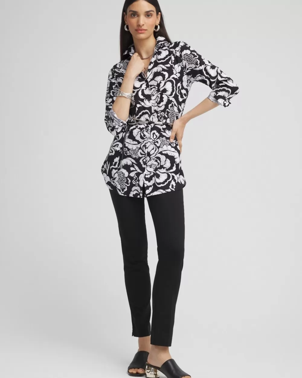 Flash Sale No Iron™ Floral Tunic Tops