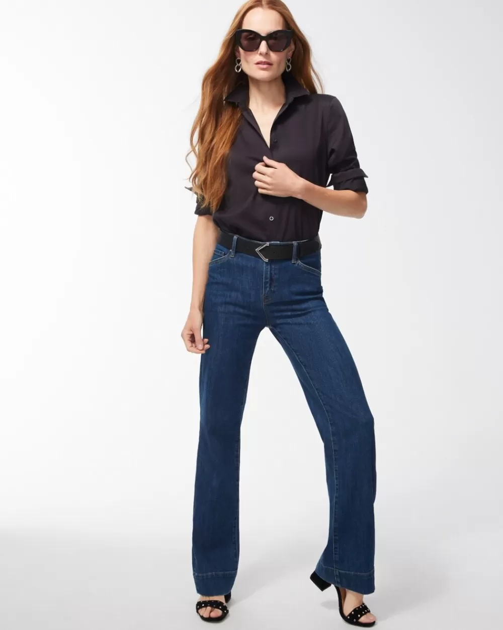 Fashion No-Iron™ Stretch Shirt Tops