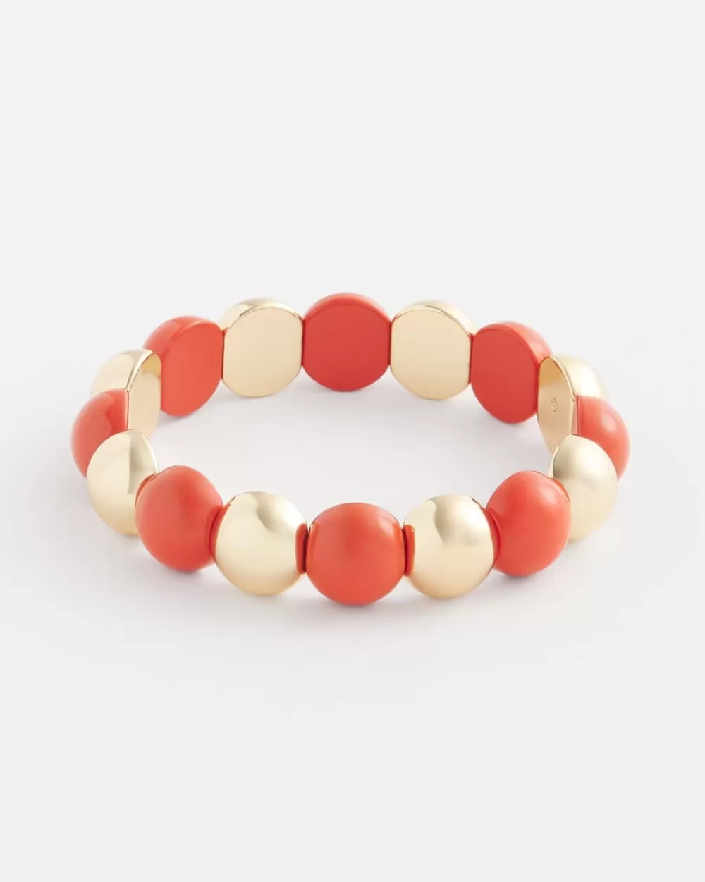 Outlet Orange Beaded Stretch Bracelet Bracelet Stacking