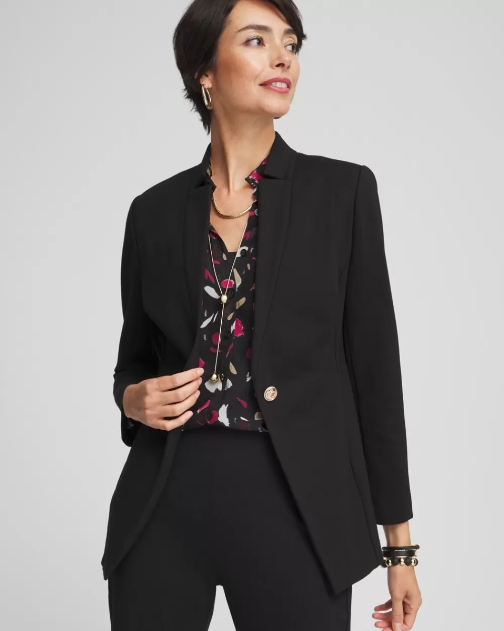 Fashion Ponte Blazer Jackets & Coats