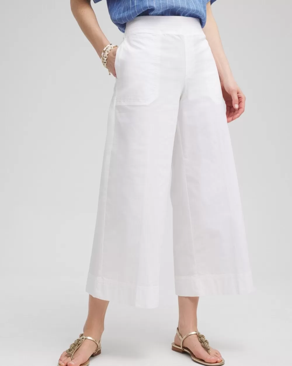 Online Poplin Culotte Pants Pants