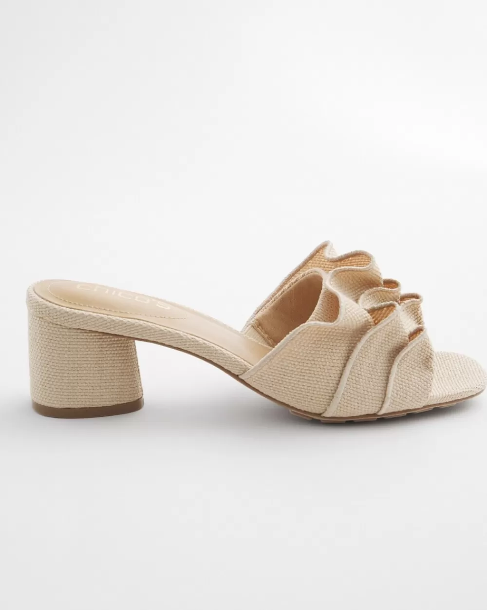 Flash Sale Raffia Ruffle Heels Shoes