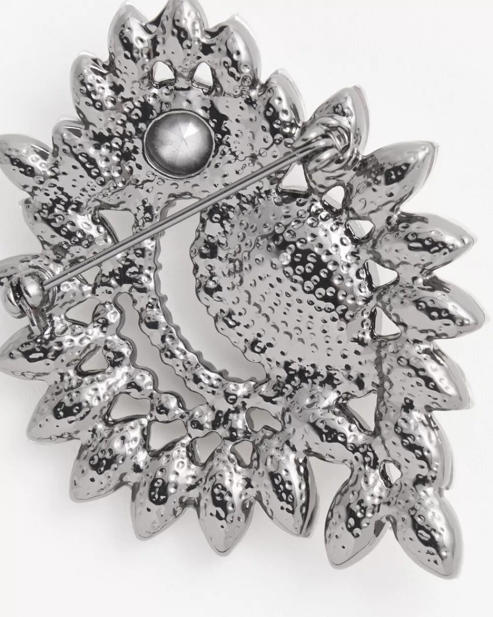 Fashion Rhinestone Hematite Brooch Pins & Brooches