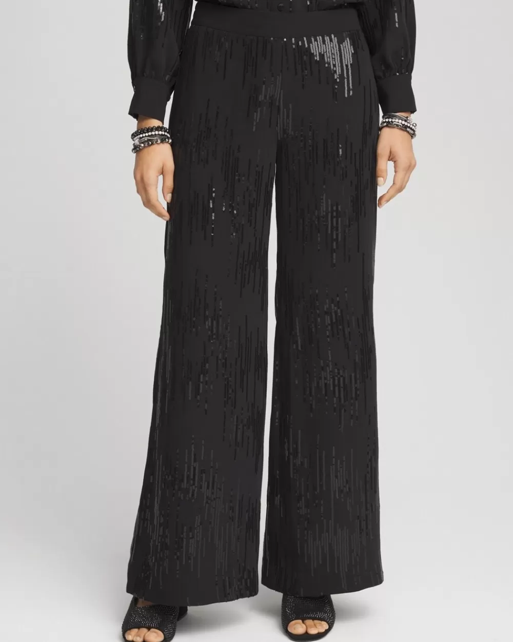 Best Sale Sequin Wide Leg Pants Pants