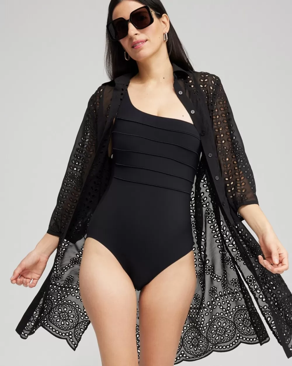 Flash Sale Shirt Dress Swim Coverup Swim