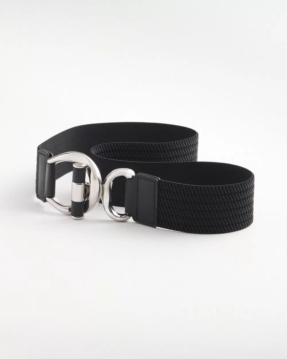 Store Silver Tone Toggle Stretch Belt Belts