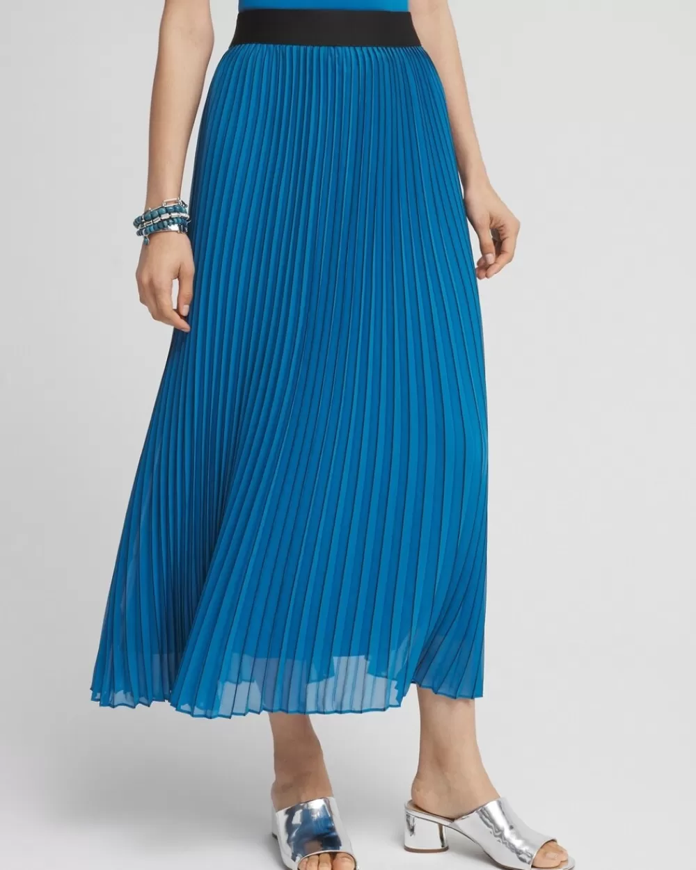 Best Sale Sunburst Pleated Skirt Skirts