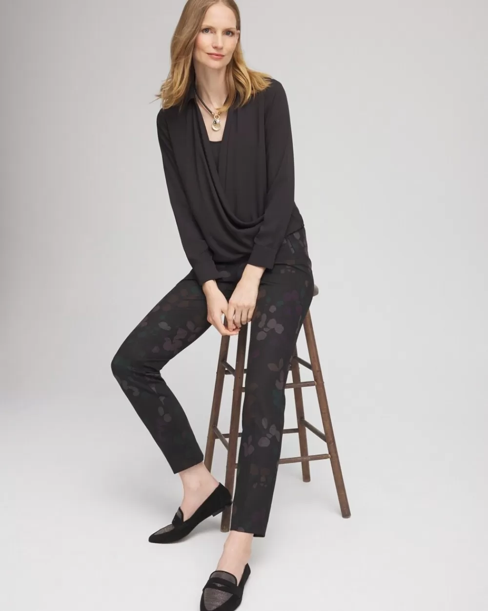 Hot Surplice Bubble Hem Shirt Tops | Blouses & Shirts