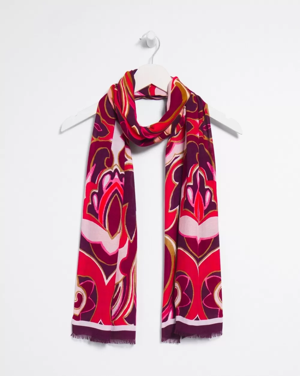 Clearance Swirl Print Scarf Scarves