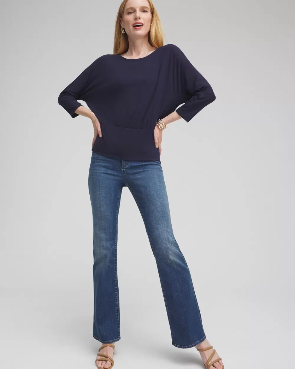 New Touch Of Cool™ Banded Hem Top Tops