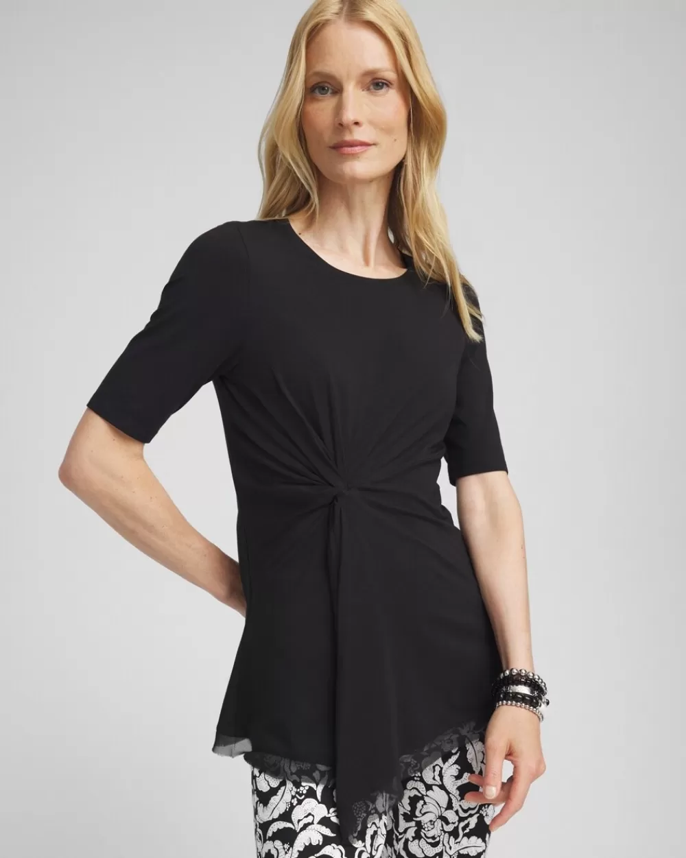 New Touch Of Cool™ Draped Tunic Tops