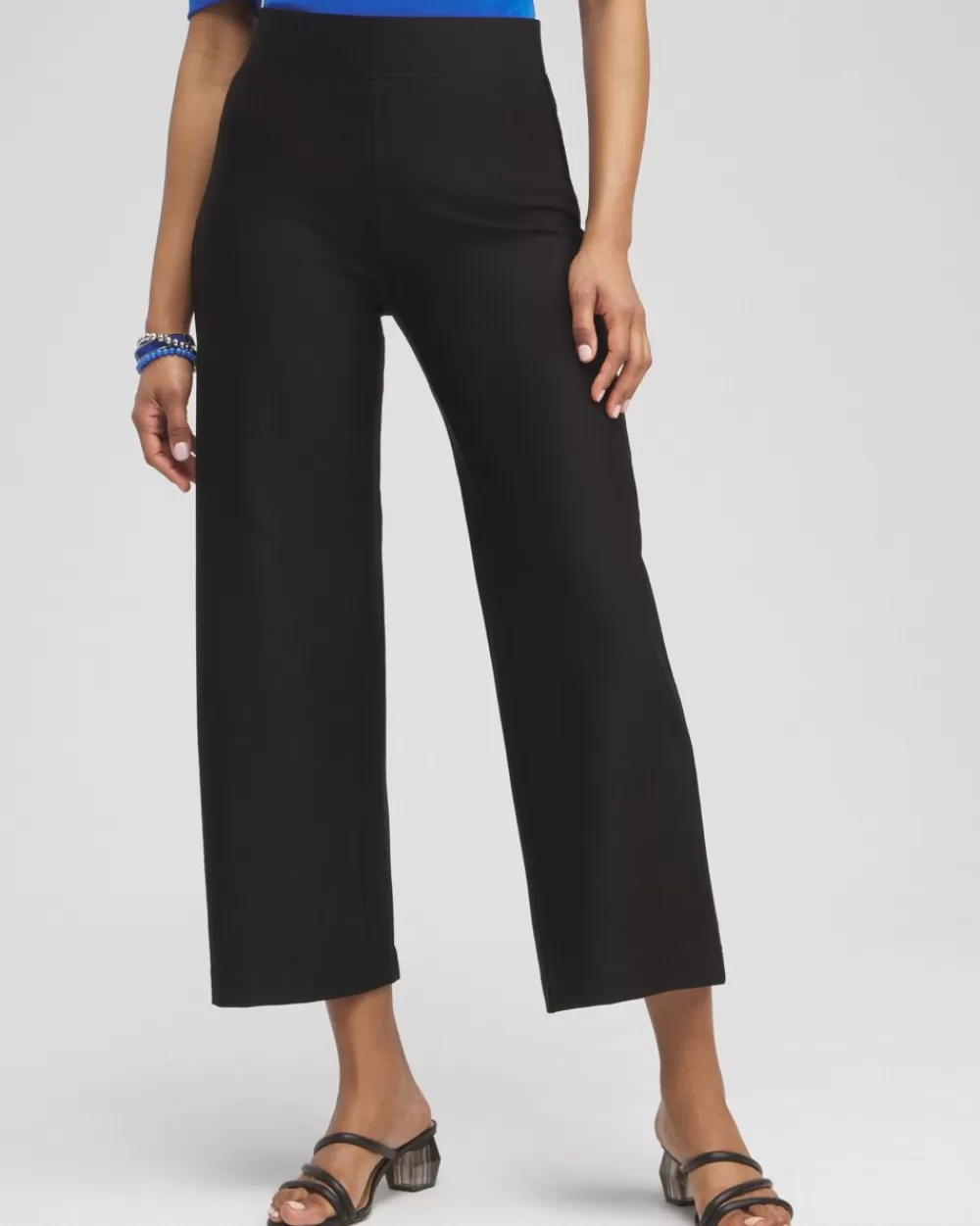 Fashion Travelers™ Collection Crepe Cropped Pants Pants