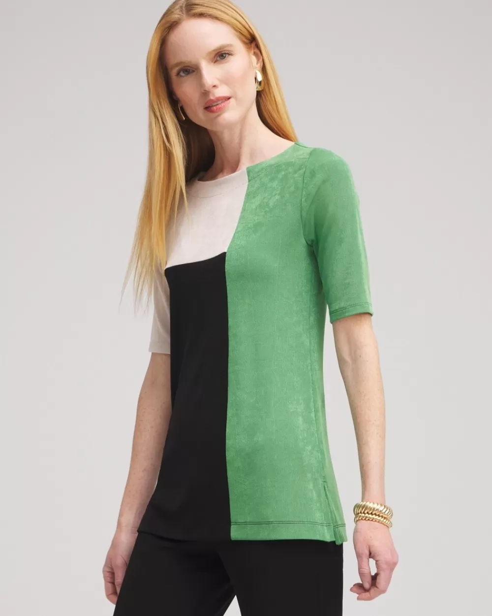 Fashion Travelers™ Colorblock Tunic Tops