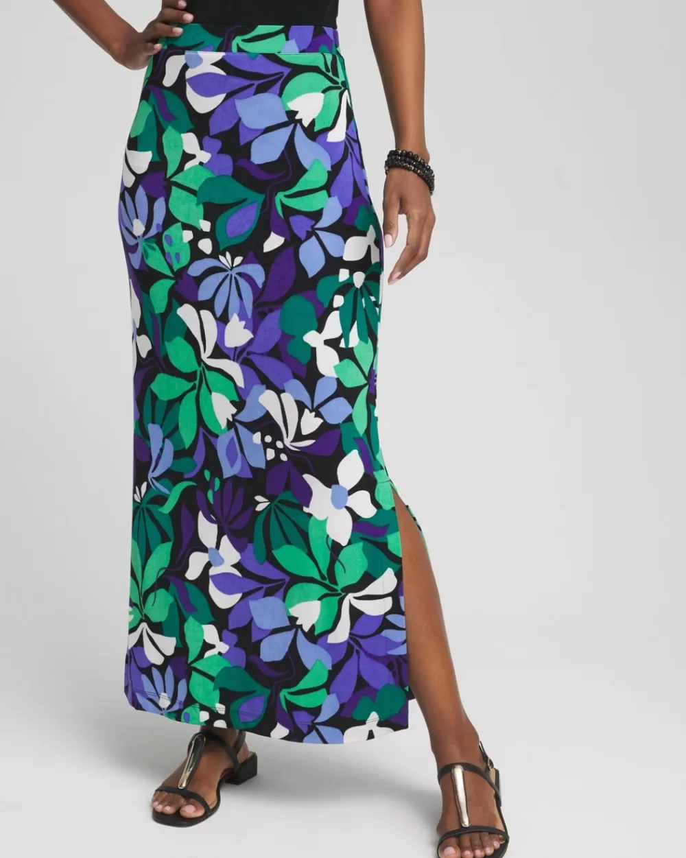 Clearance Travelers™ Floral Maxi Skirt Skirts