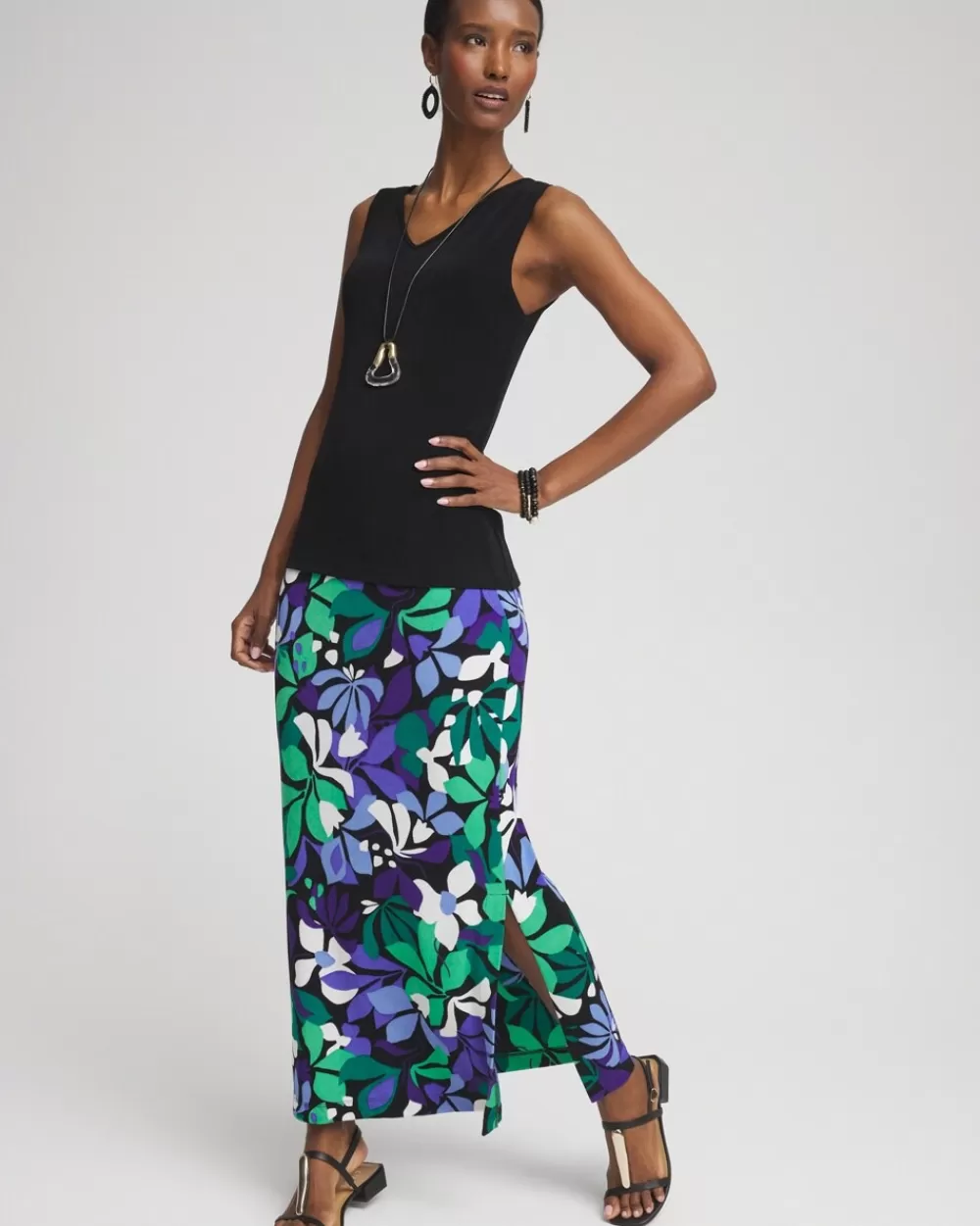 Clearance Travelers™ Floral Maxi Skirt Skirts