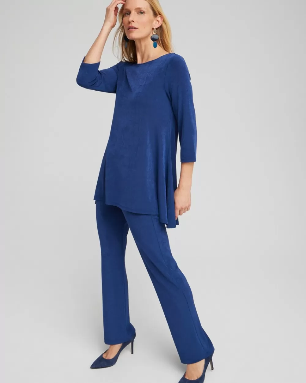 Outlet Travelers High Low Hem Tunic Tops