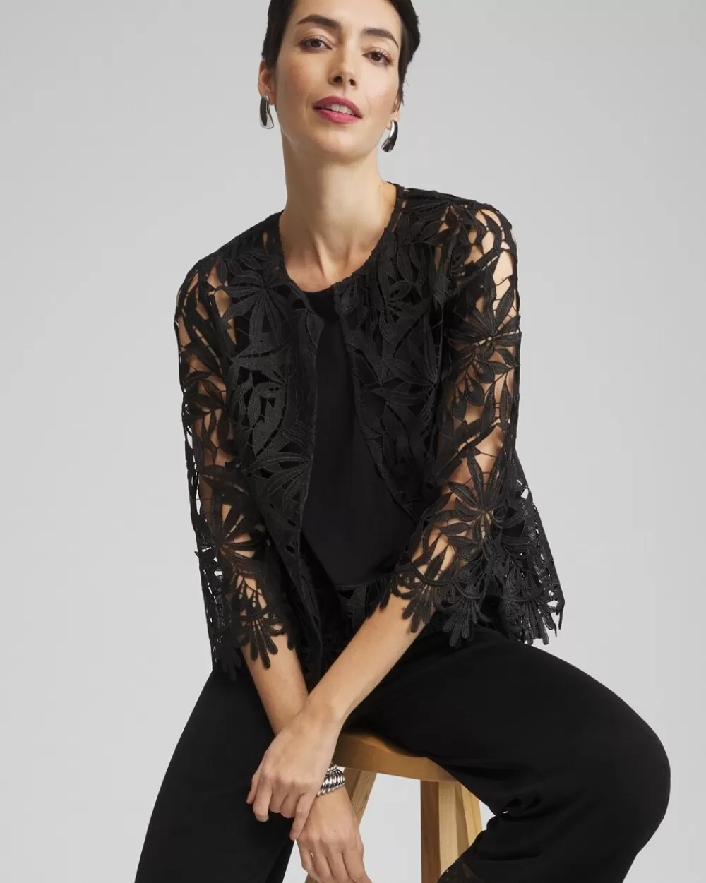 Outlet Travelers™ Lace Trim Top Tops