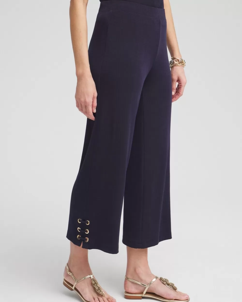 Shop Travelers™ Lace Up Cropped Pants Pants