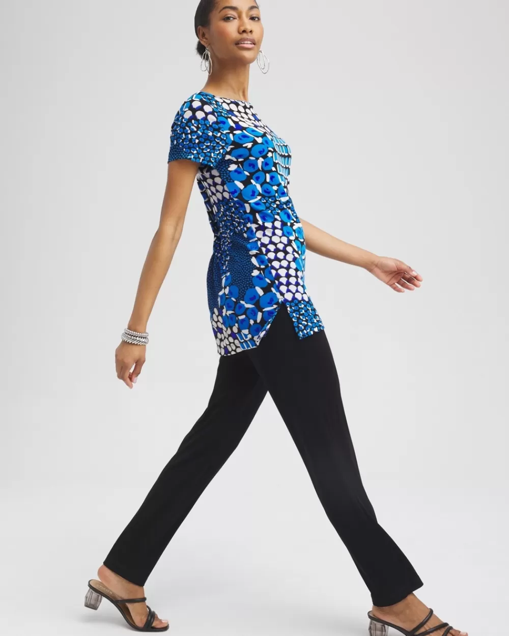 Discount Travelers™ Mixed Dots Tunic Tops