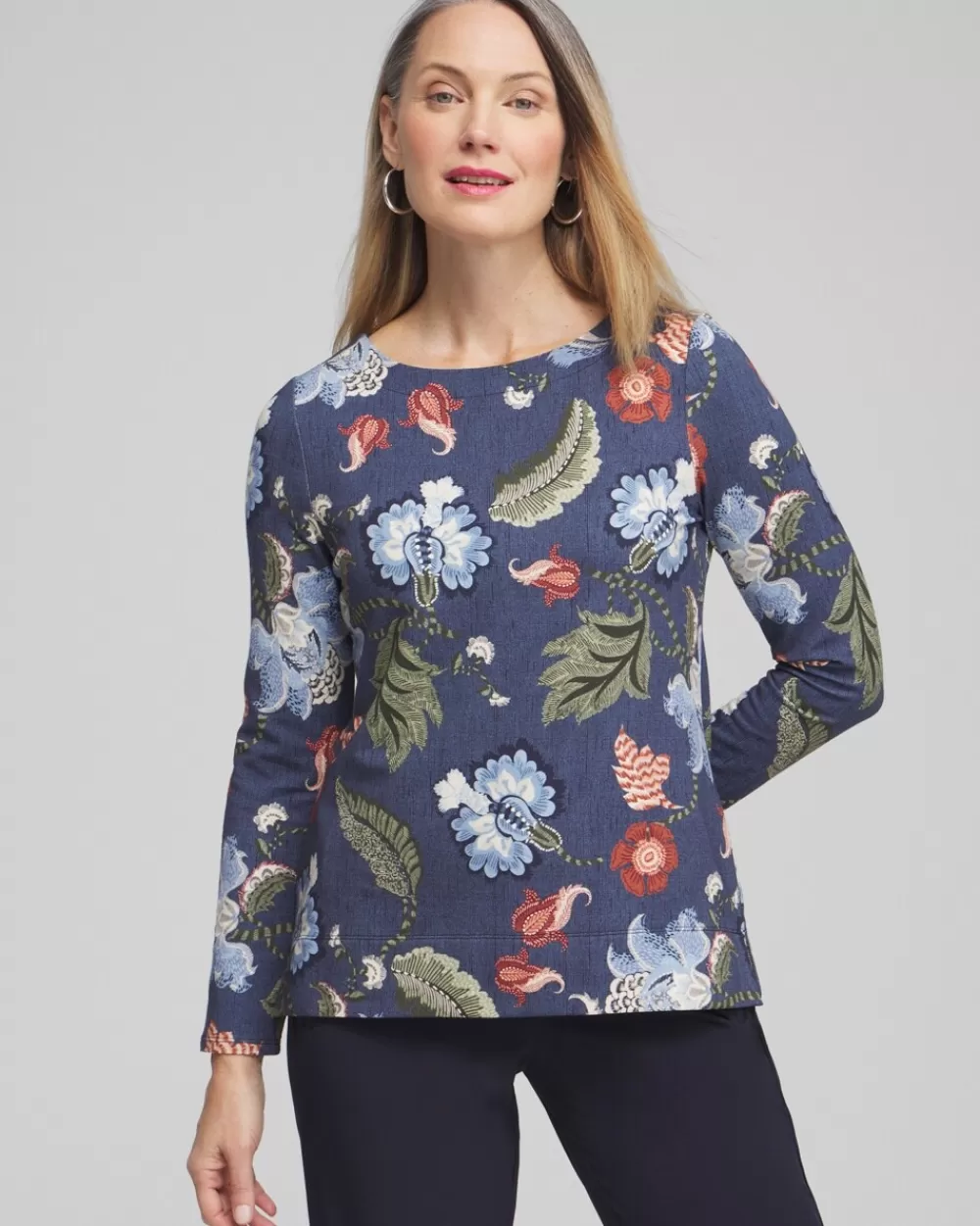 Online Zenergy® Floral Pullover Tops