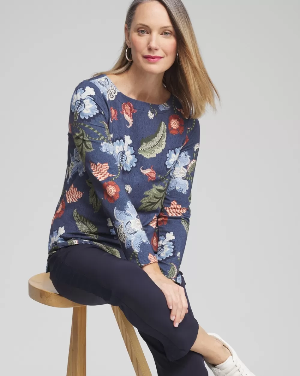 Online Zenergy® Floral Pullover Tops