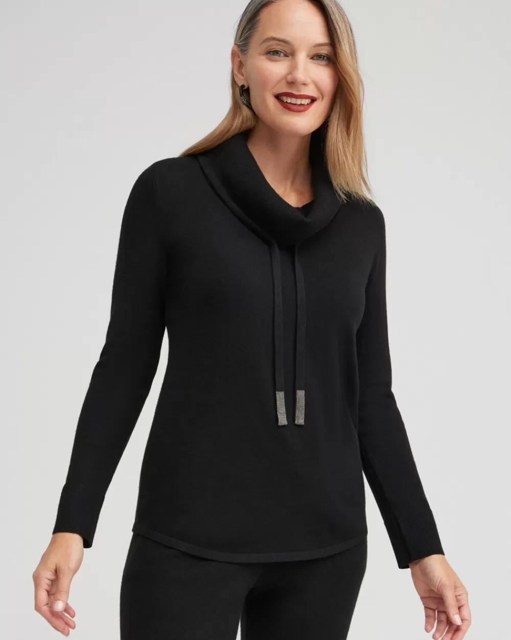 Clearance Zenergy Luxe® Cashmere Blend Cowl Sweater Tops | Matching Sets