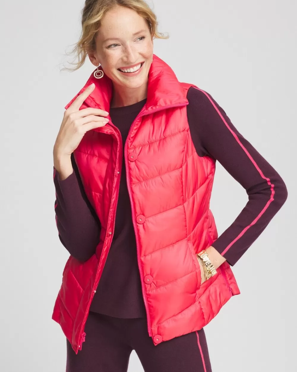 Hot Zenergy® Quilted Vest Jackets & Coats | Activewear