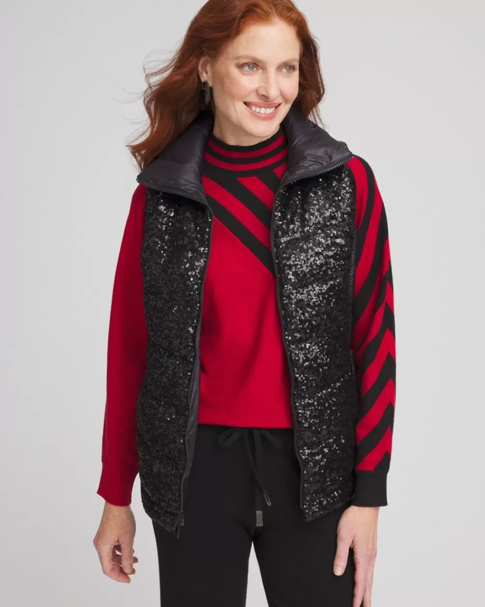 Discount Zenergy® Sequin Vest Jackets & Coats | Activewear