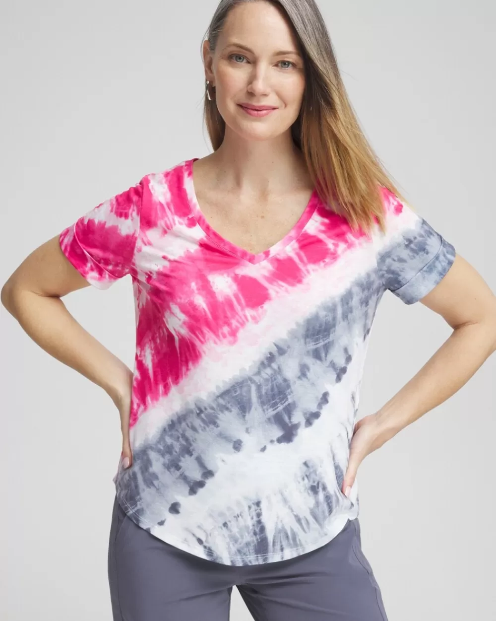 Clearance Zenergy® Tie Dye Tee Tops