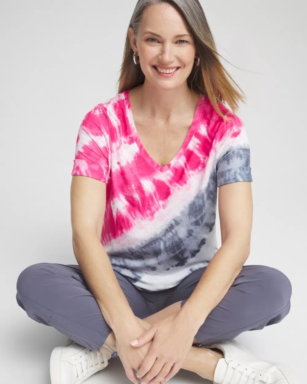 Clearance Zenergy® Tie Dye Tee Tops