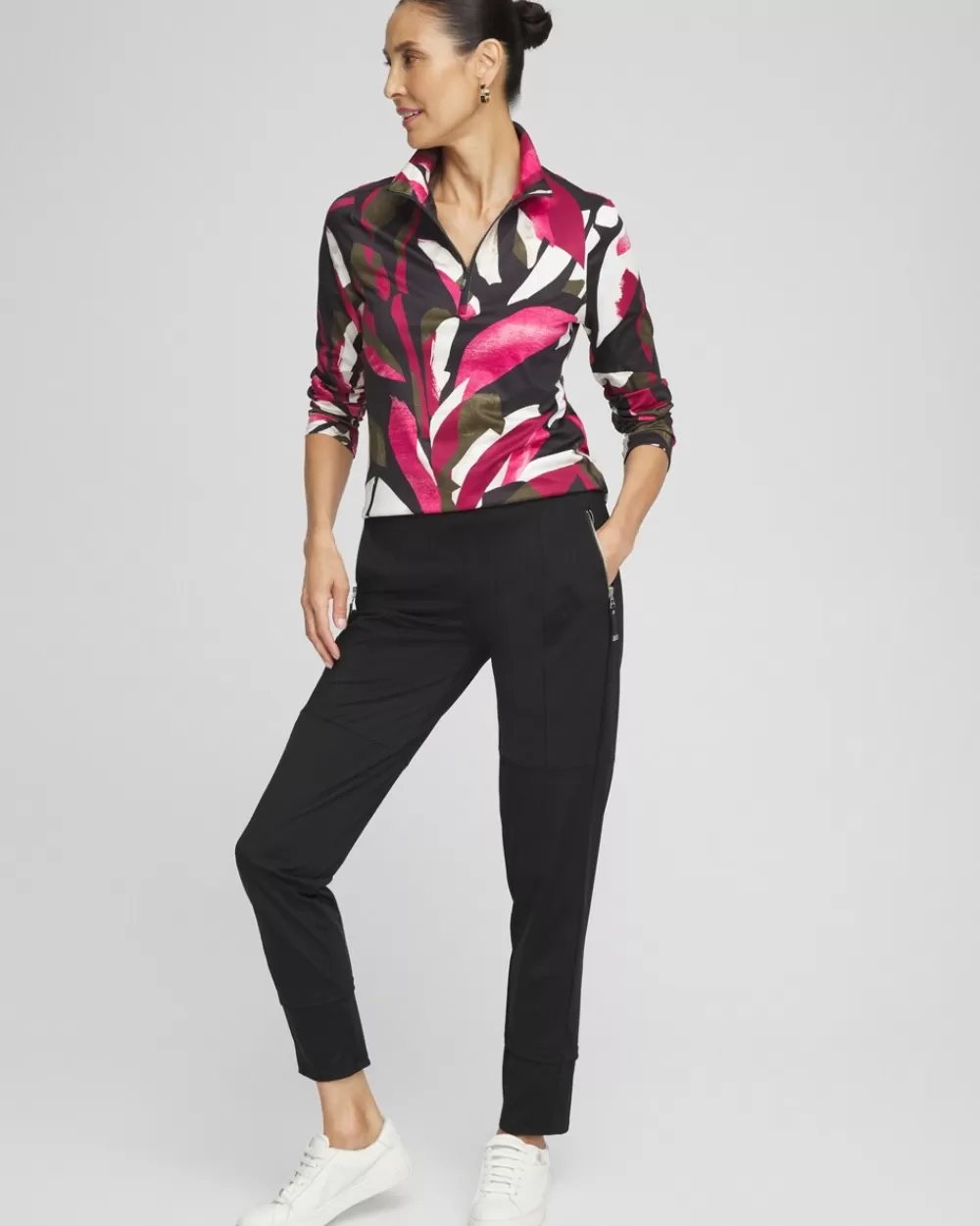 Outlet Zenergy® UPF Abstract Half Zip Top Tops