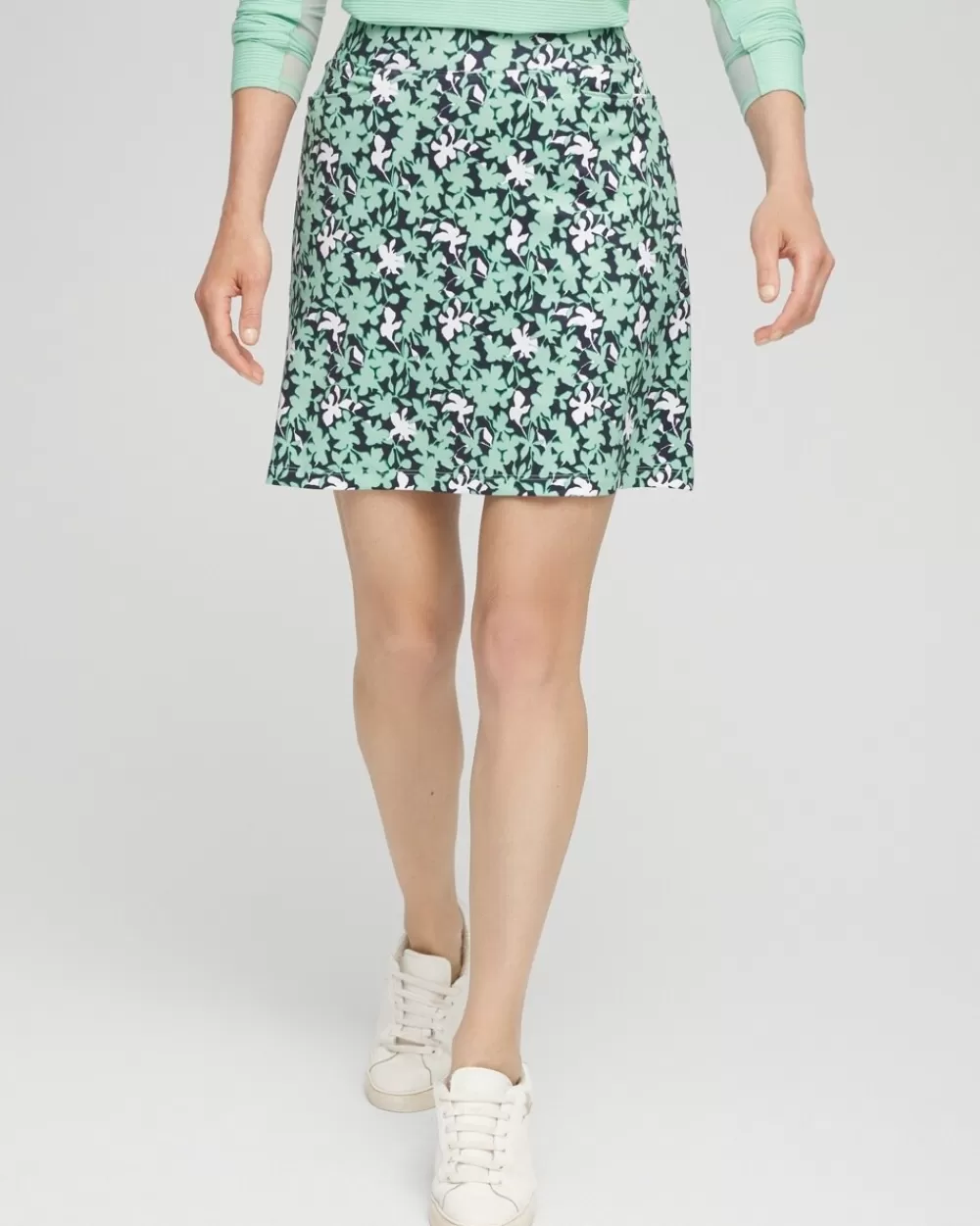 Discount Zenergy® UPF Leaf Print Skort Pants | Skirts