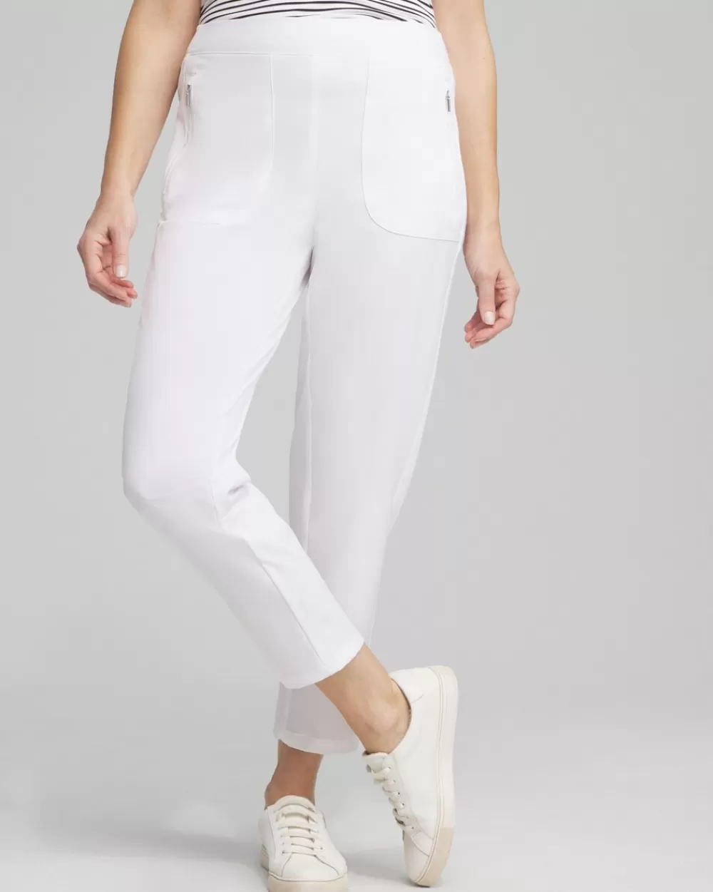 Sale Zenergy® UPF Ribbed Side Ankle Pants Pants